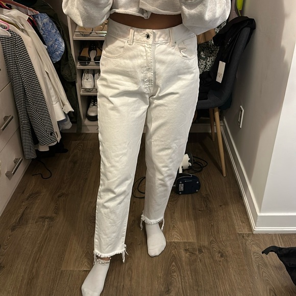 White straight leg jeans - Picture 1 of 3